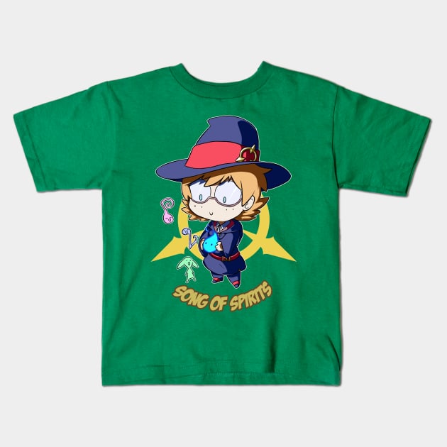 Little Witch Academia - Lotte Kids T-Shirt by rextheone